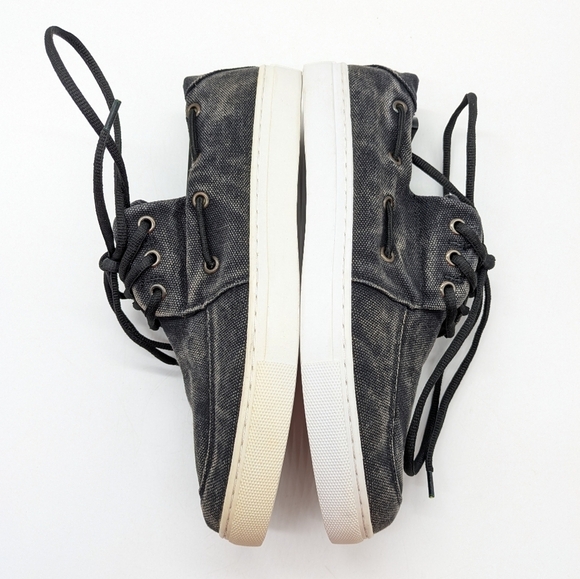 Bed Stu charcoal grey black lace up shoe 10 - Picture 6 of 9